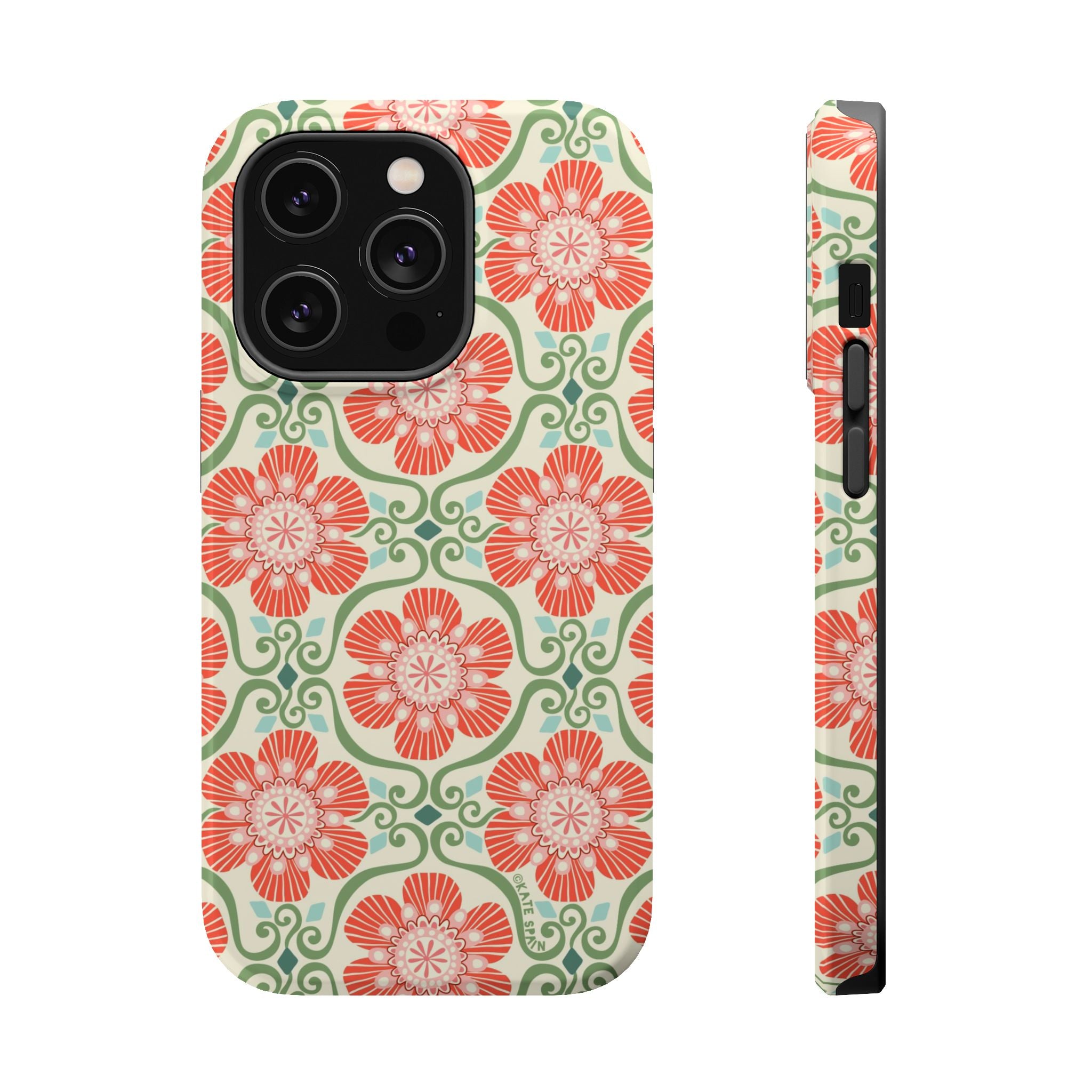 Barcelona Flowers MagSafe iPhone Case