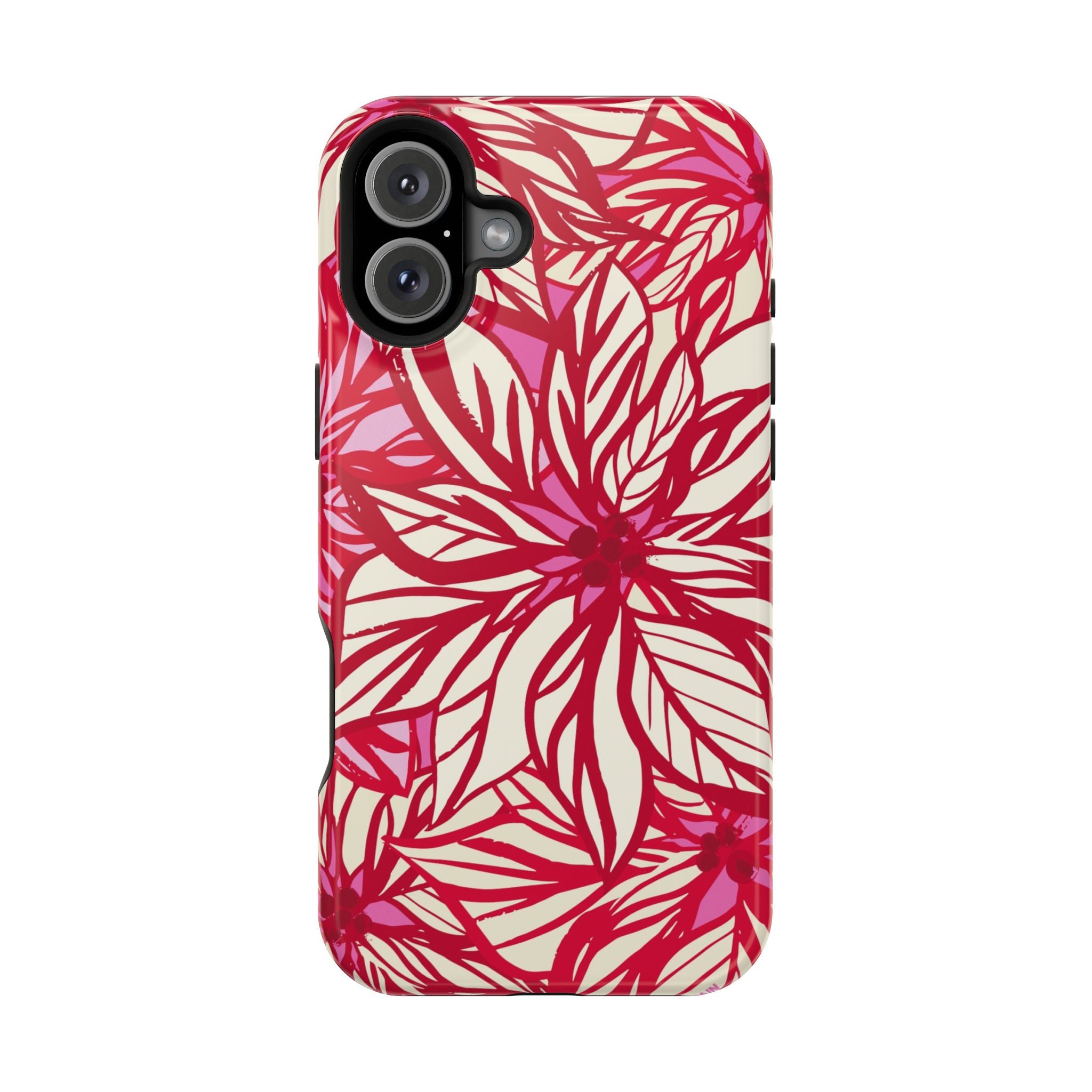 Poinsettia MagSafe iPhone Case