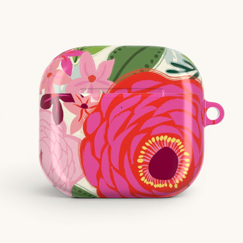 Bloomerie Floral Fuchsia AirPods Case