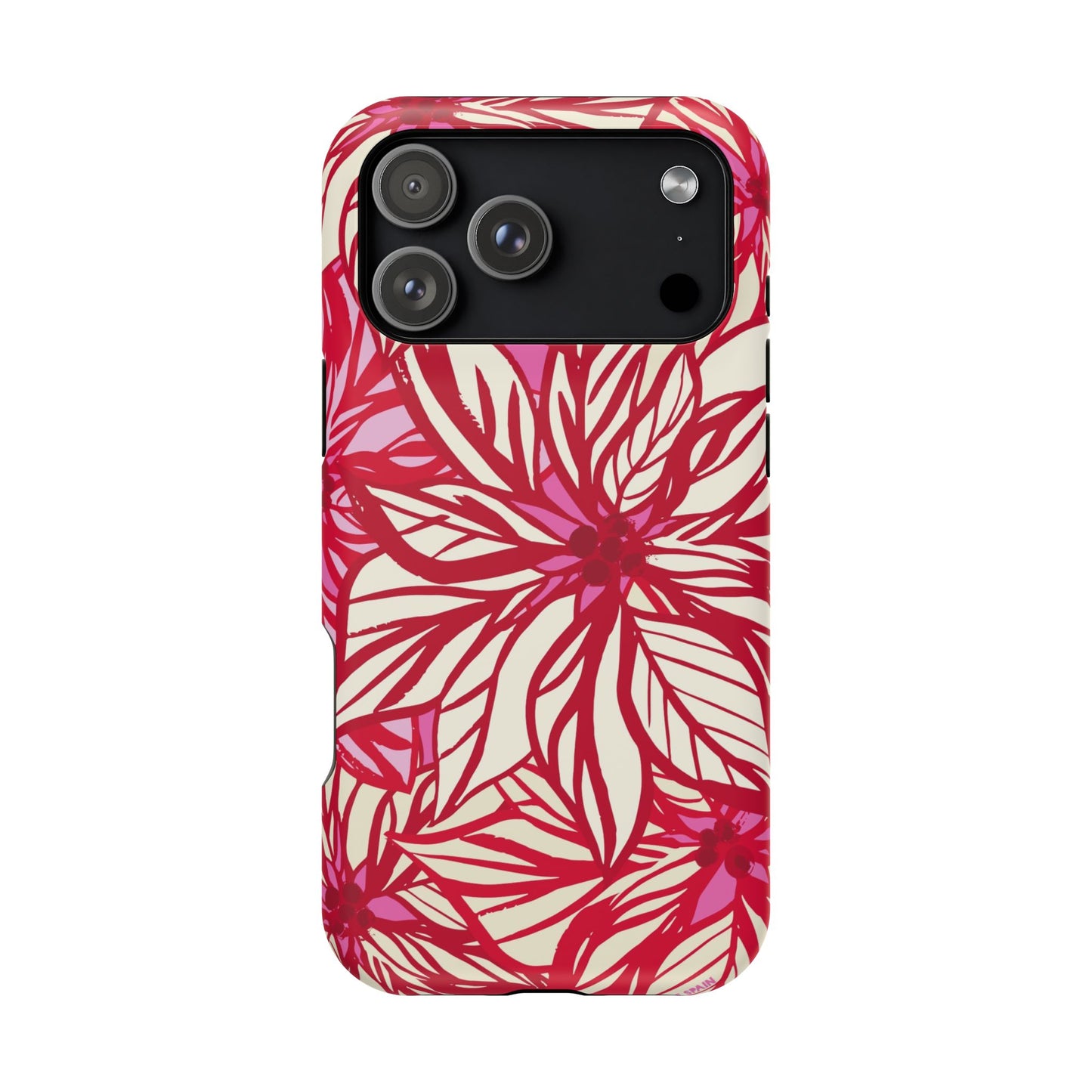 Poinsettia iPhone MagSafe Tough Case
