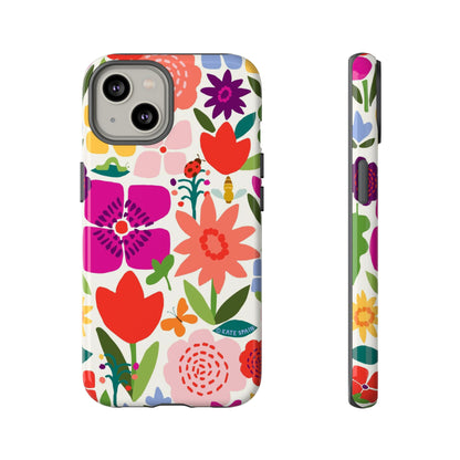 Happy Blooms iPhone Tough Case iPhone 14 Glossy