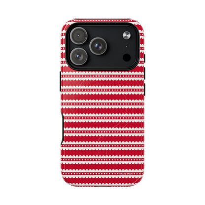 Candy Cane Stripe Tough Magnetic Phone Case