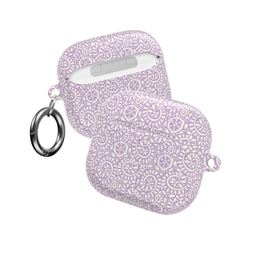 Canto Swirl Pastel Lavender AirPods Case