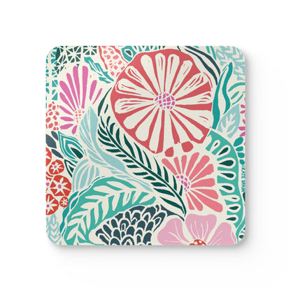 Tropica Multicolor Cork Coaster Set