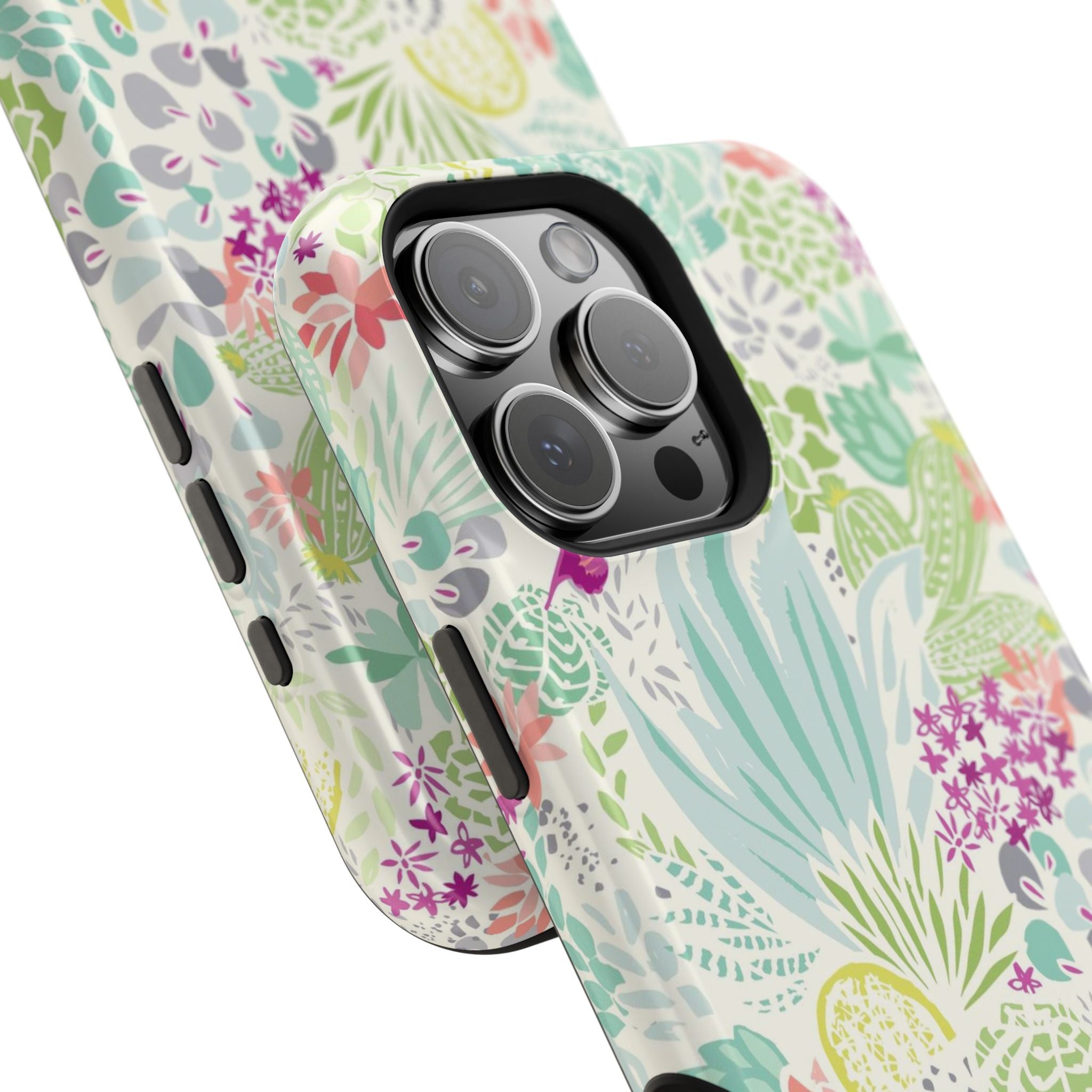 Canyon MagSafe iPhone 16 Pro Max Case – Glossy | side profile showing 3-lens camera in slim fit
