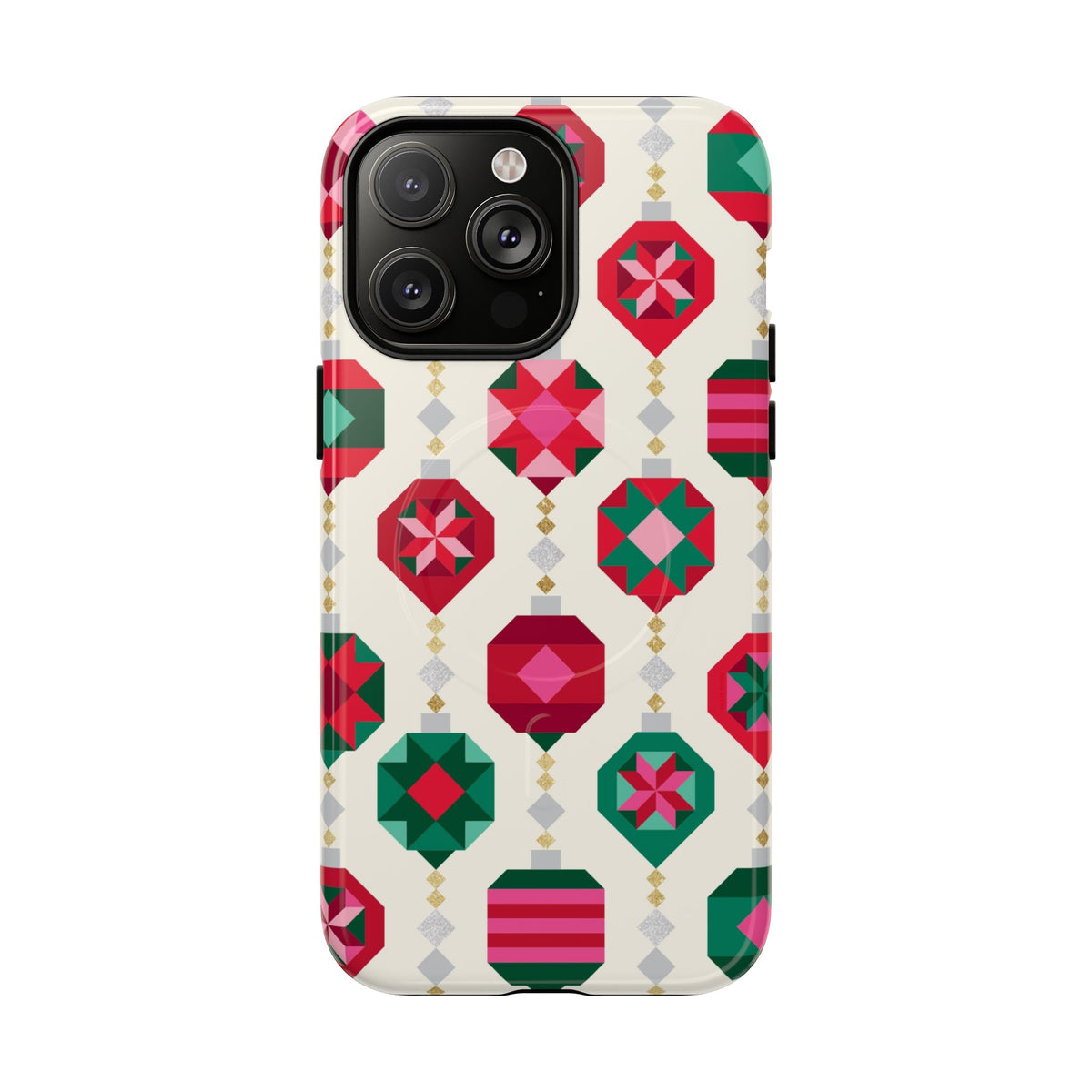 Felicity Ornaments MagSafe iPhone 14 Pro Max Case – Glossy | holiday ornament print
