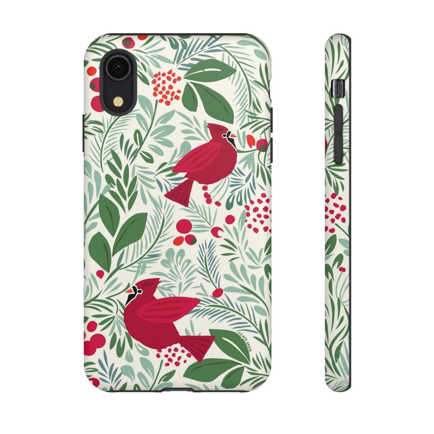 Birds and Berries iPhone Tough Case iPhone XR Matte