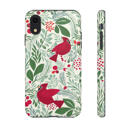 Birds and Berries iPhone Tough Case iPhone XR Matte