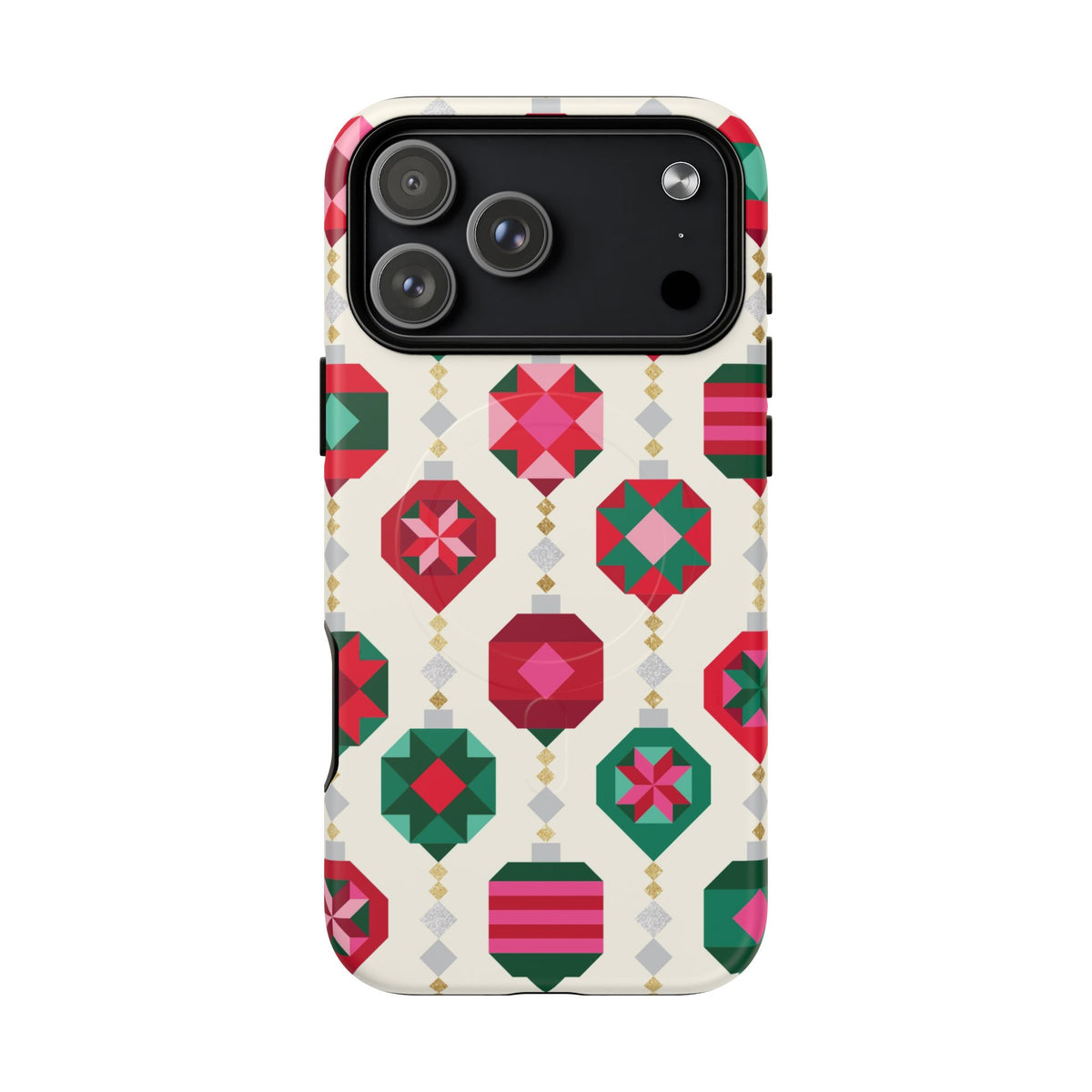 Felicity Ornaments MagSafe iPhone 17 Pro Max Case – Matte | holiday ornament print