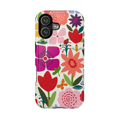 Happy Blooms iPhone MagSafe Tough Case
