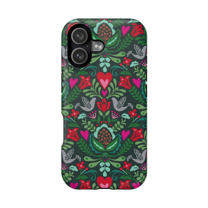 Rosemaling iPhone MagSafe Tough Case