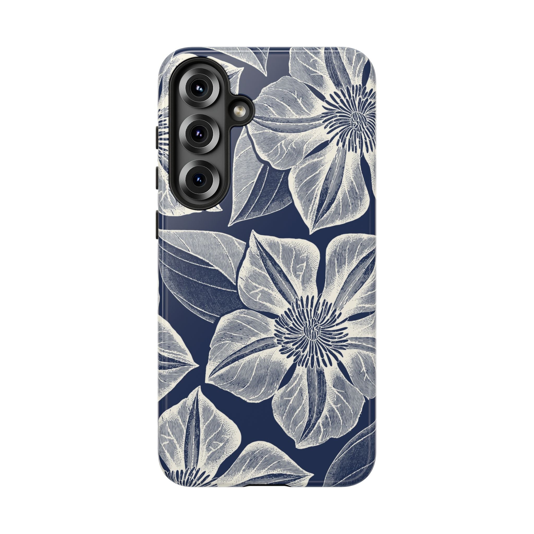 Vintage Bloom Navy Samsung Case