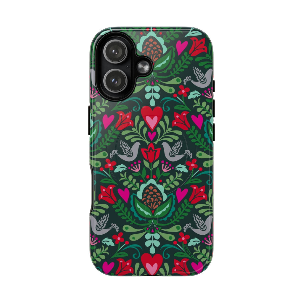 Rosemaling MagSafe iPhone Case