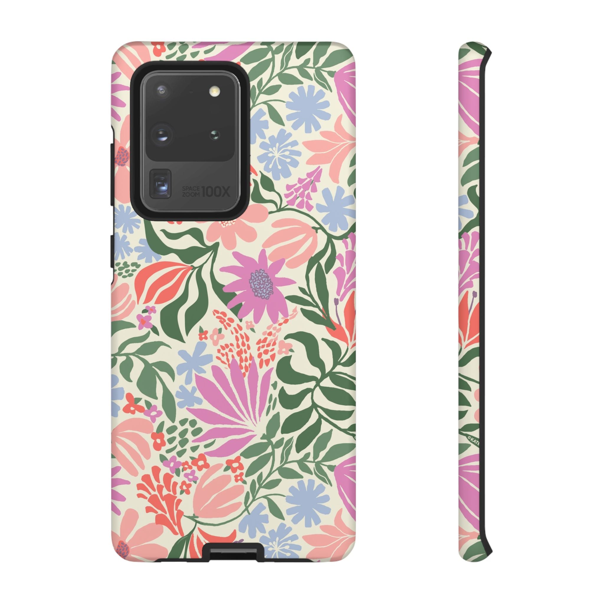 Luxury Botanica Pastel Samsung Galaxy S20 Ultra Case – Matte | blush, lavender, sage pastel botanical wildflower print