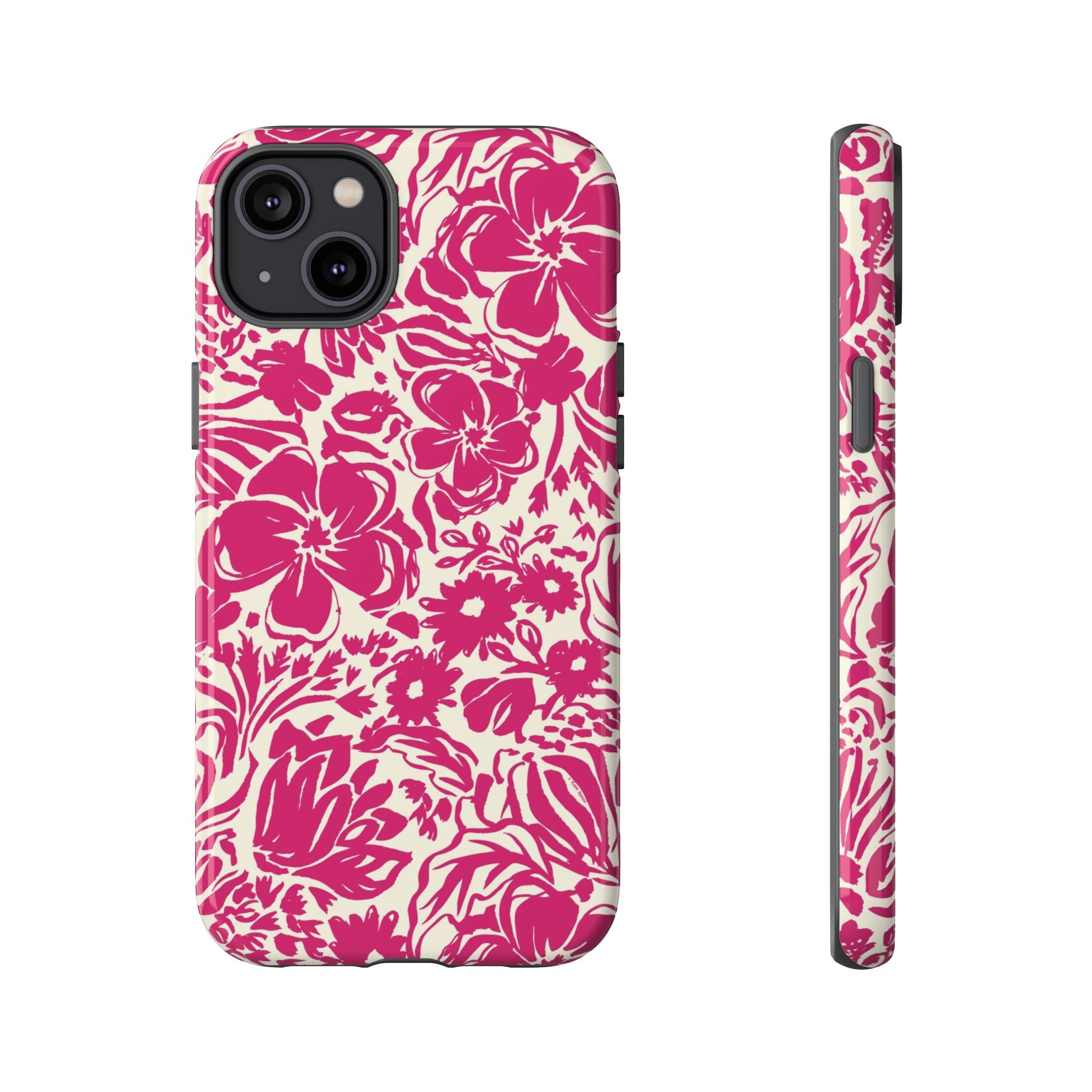 Rhapsody Bright Pink iPhone Case
