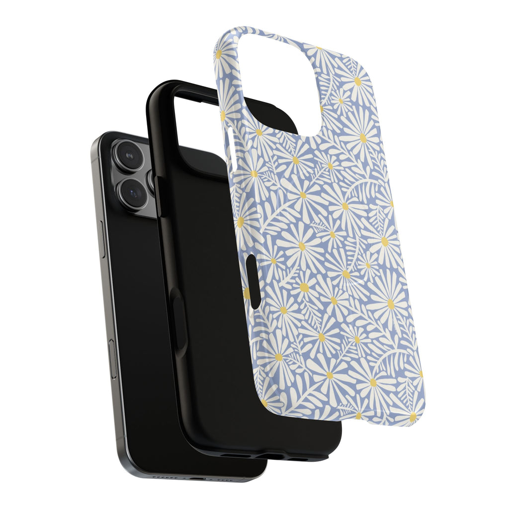 Montauk Daisy Cottage Blue MagSafe iPhone Case