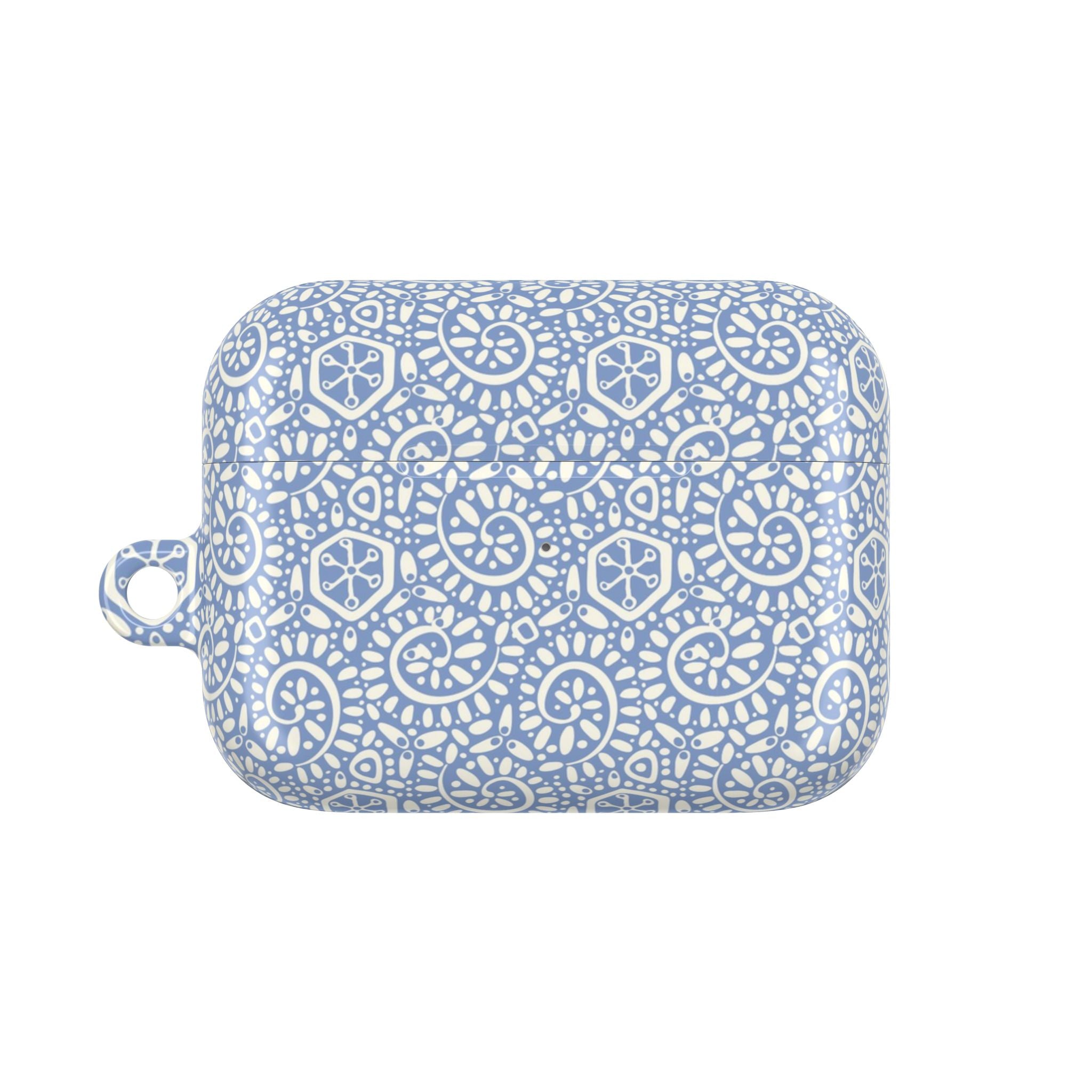 Canto Swirls Pastel Mist Blue AirPods Case