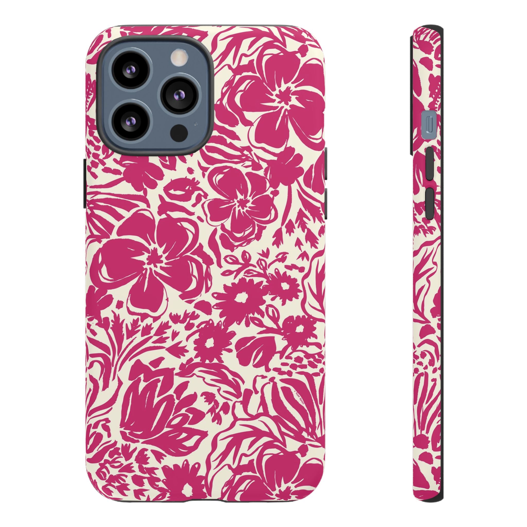 Rhapsody Bright Pink iPhone Case