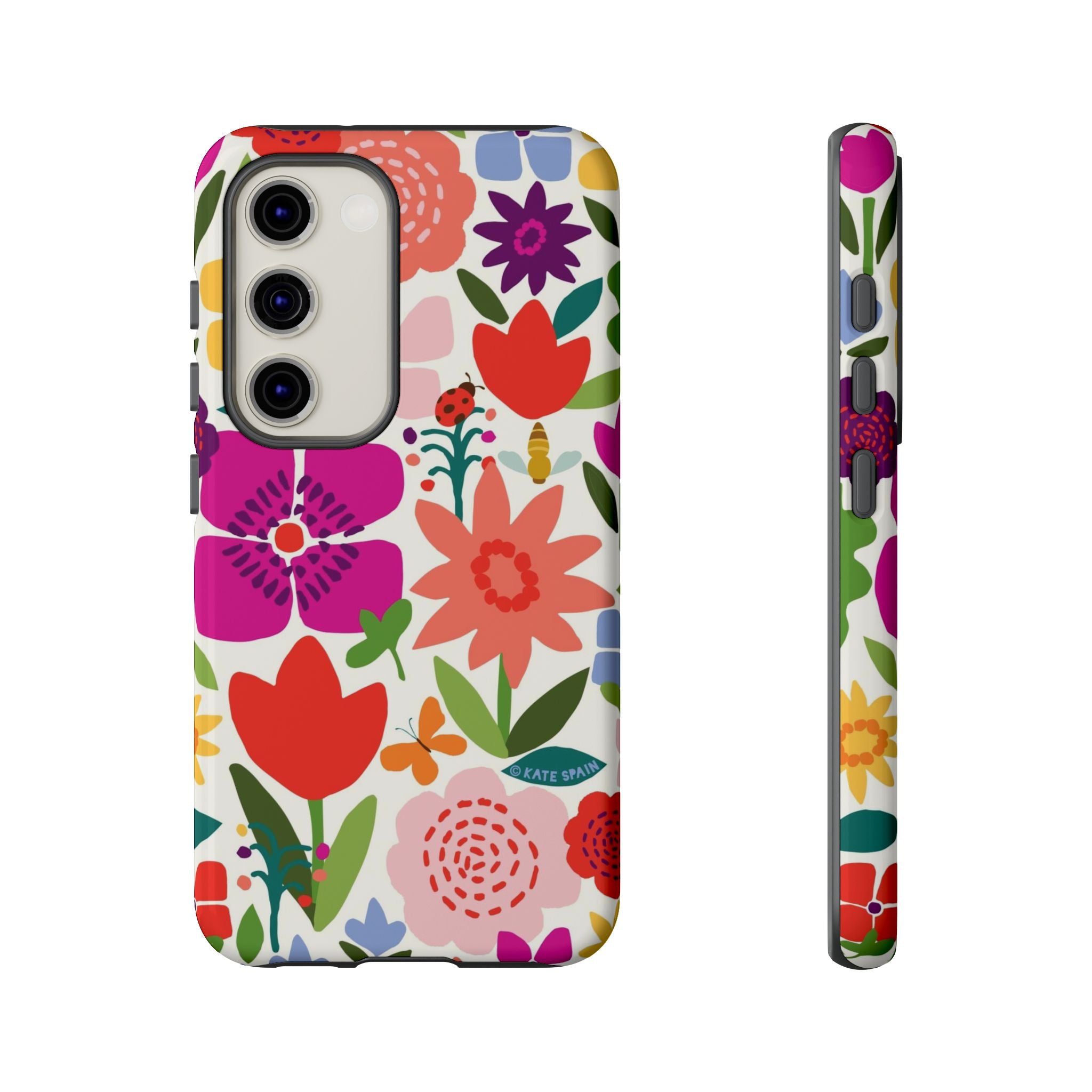 Happy Blooms Samsung Tough Case Samsung Galaxy S23 Glossy
