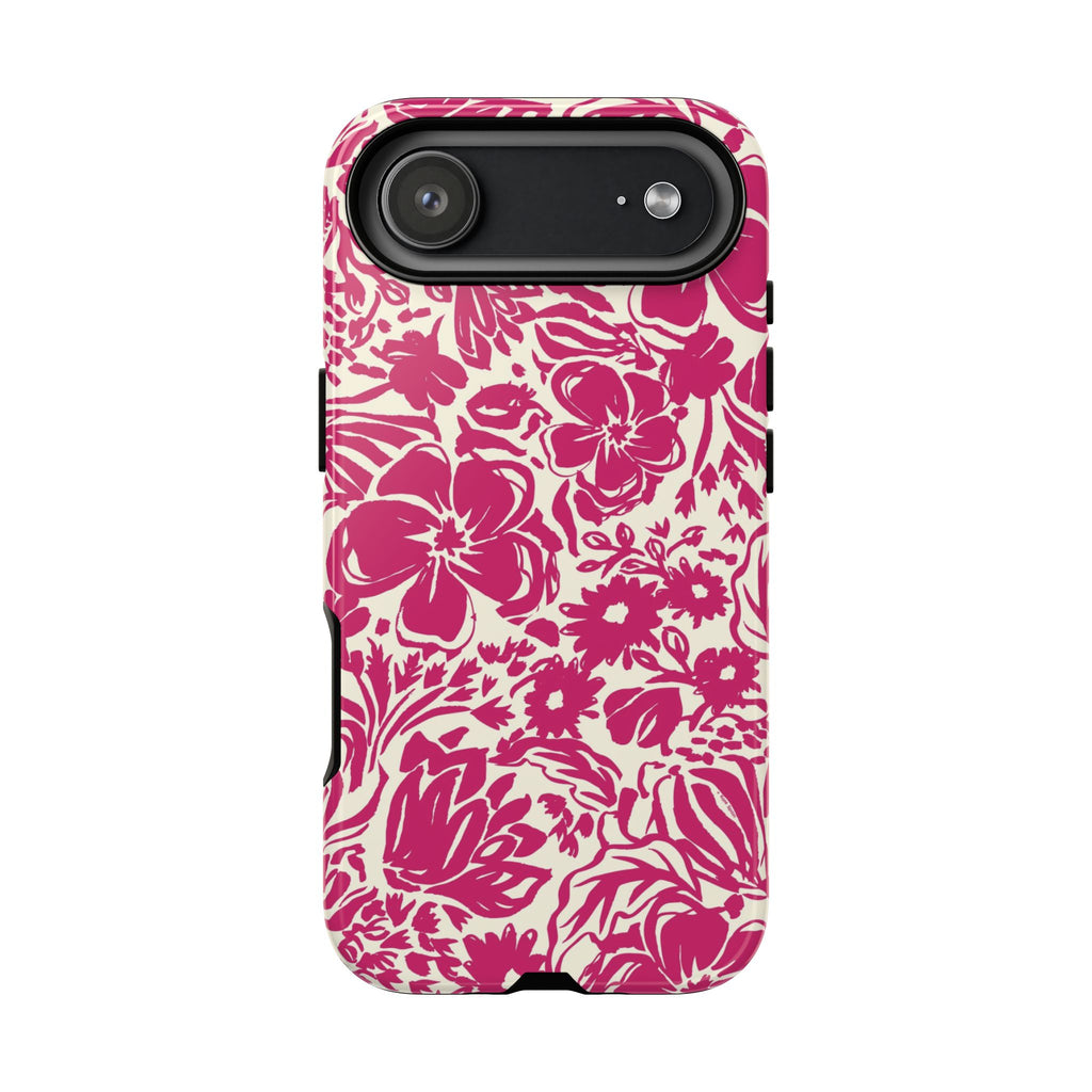 Rhapsody Bright Pink iPhone Case