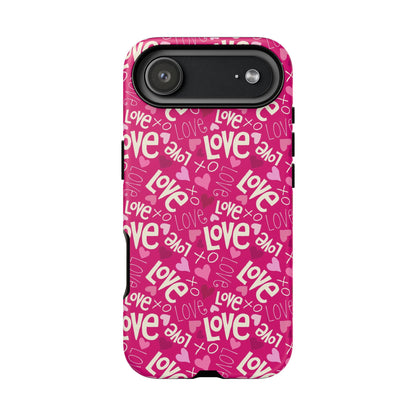 Lotta Love Pattern iPhone Tough Case