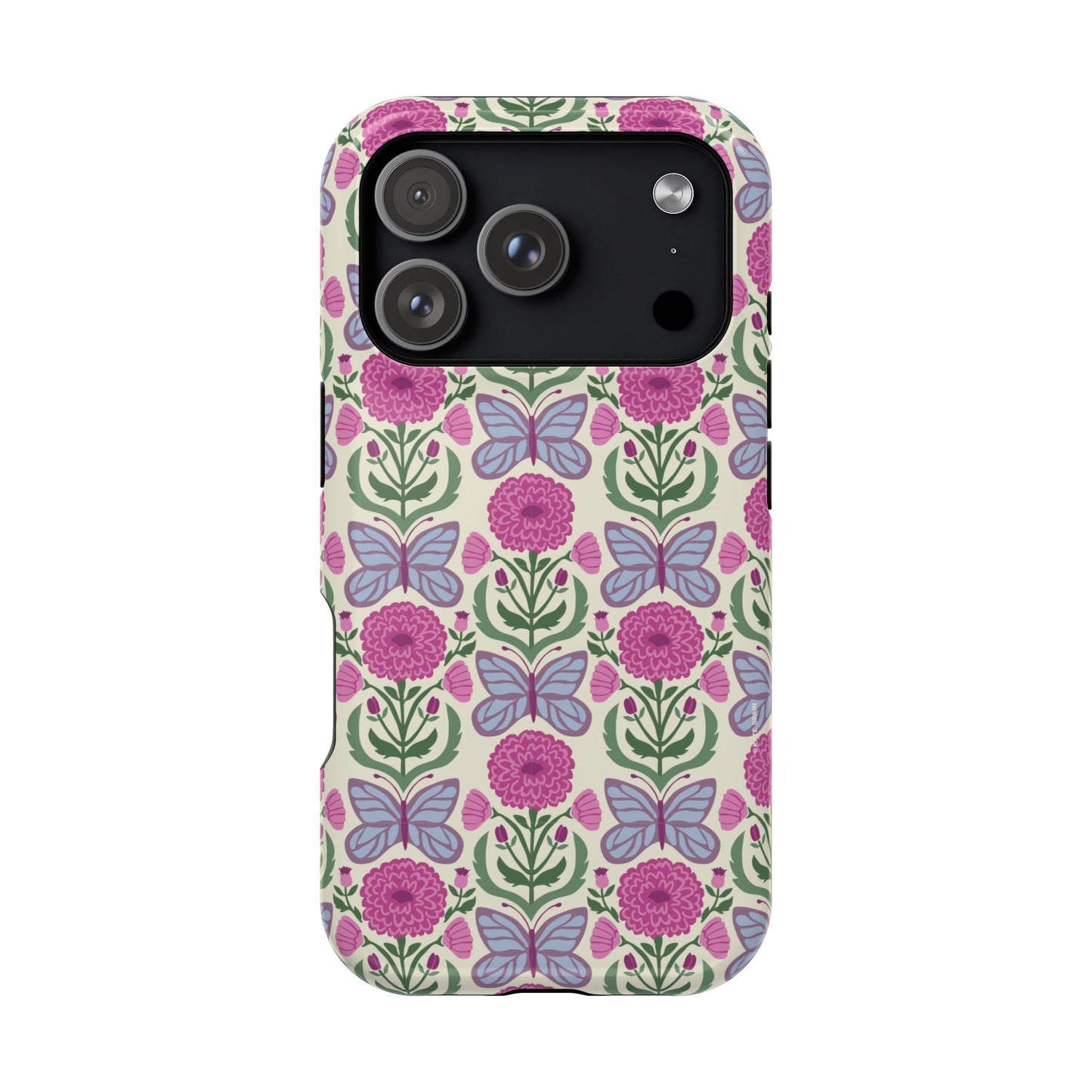 Butterfly MagSafe iPhone Case - Elegant Nature Art