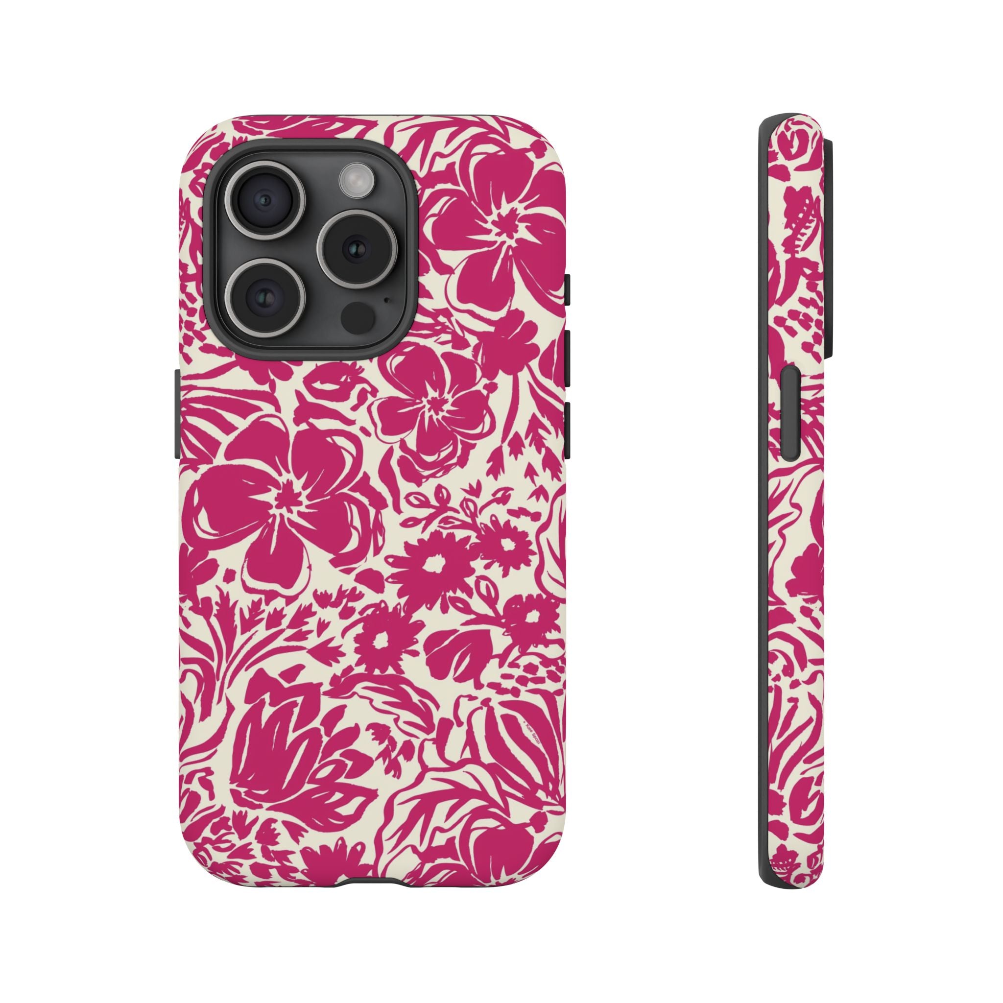 Rhapsody Bright Pink iPhone Case