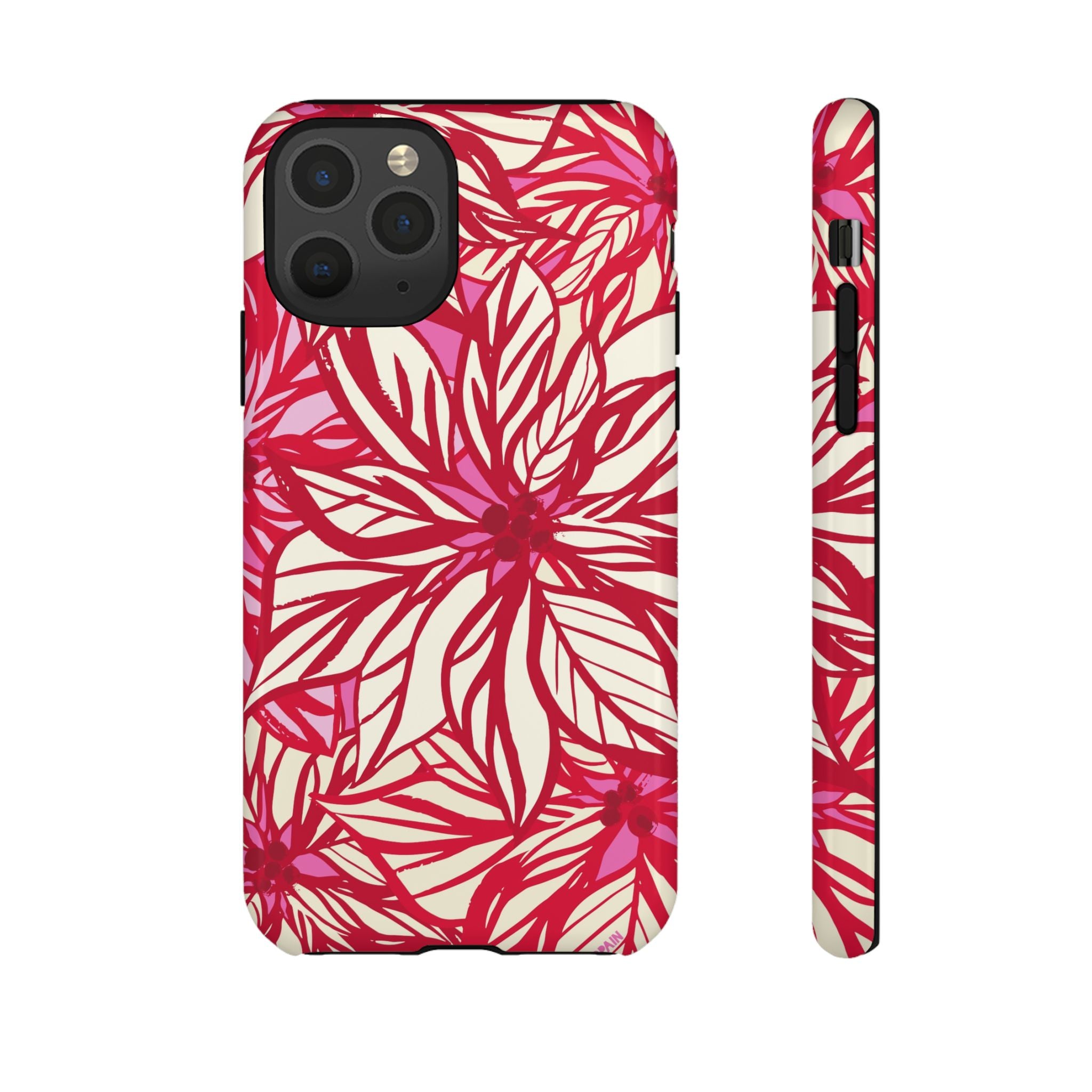 Poinsettia iPhone Tough Case iPhone 11 Pro Glossy