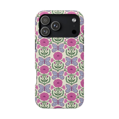 Butterfly MagSafe iPhone Case - Elegant Nature Art