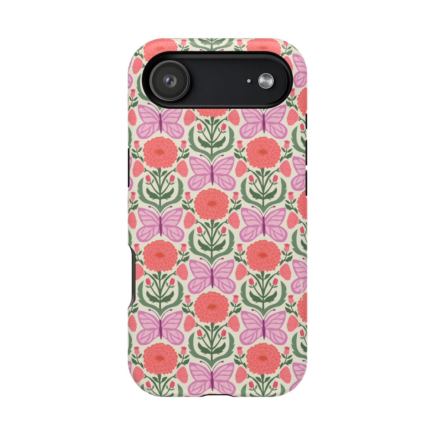 Pink Butterfly MagSafe iPhone Case - Fresh from the Fields