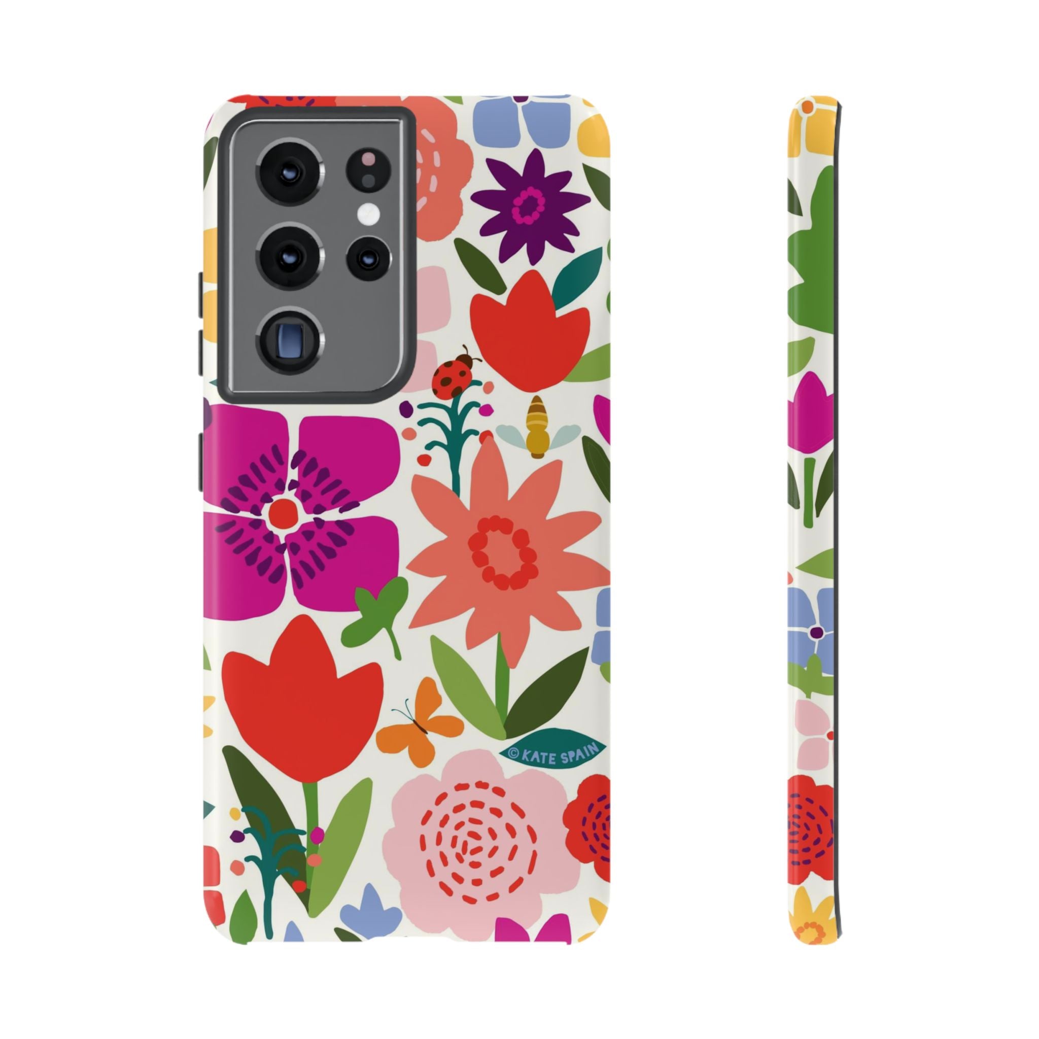 Happy Blooms Samsung Tough Case Samsung Galaxy S21 Ultra Glossy