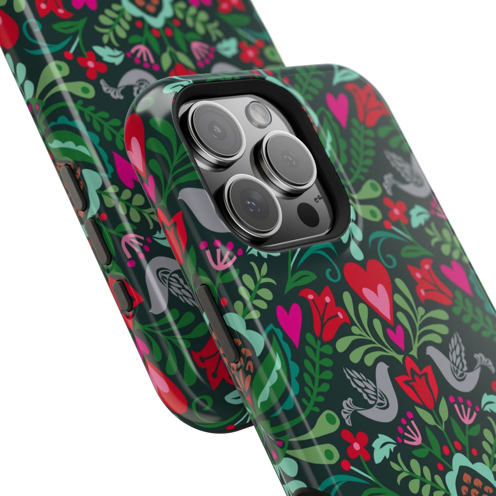Rosemaling MagSafe iPhone Case