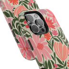 Botanica MagSafe iPhone 16 Pro Max Case – exploded side view showing close-up of camera and buttons.