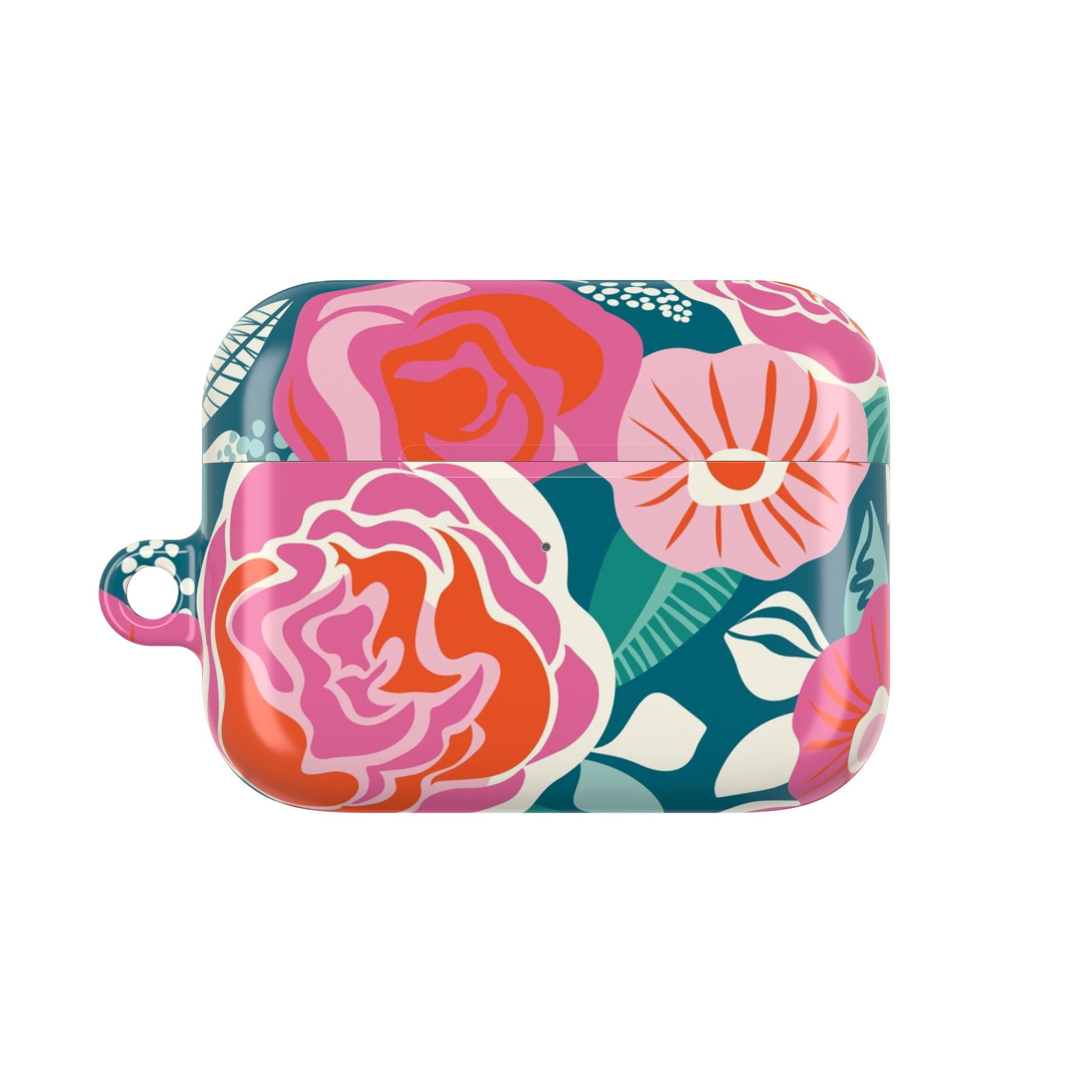 Tea Rose Teal AirPods Case