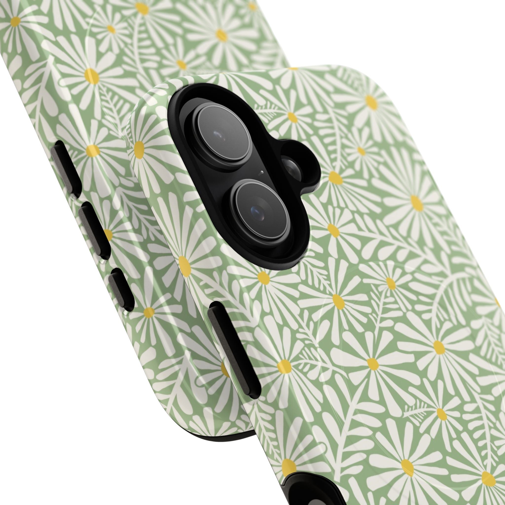 Montauk Daisy Meadow Green MagSafe iPhone Case