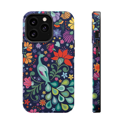 Peacock Sanctuary iPhone MagSafe Tough Case iPhone 13 Pro Glossy