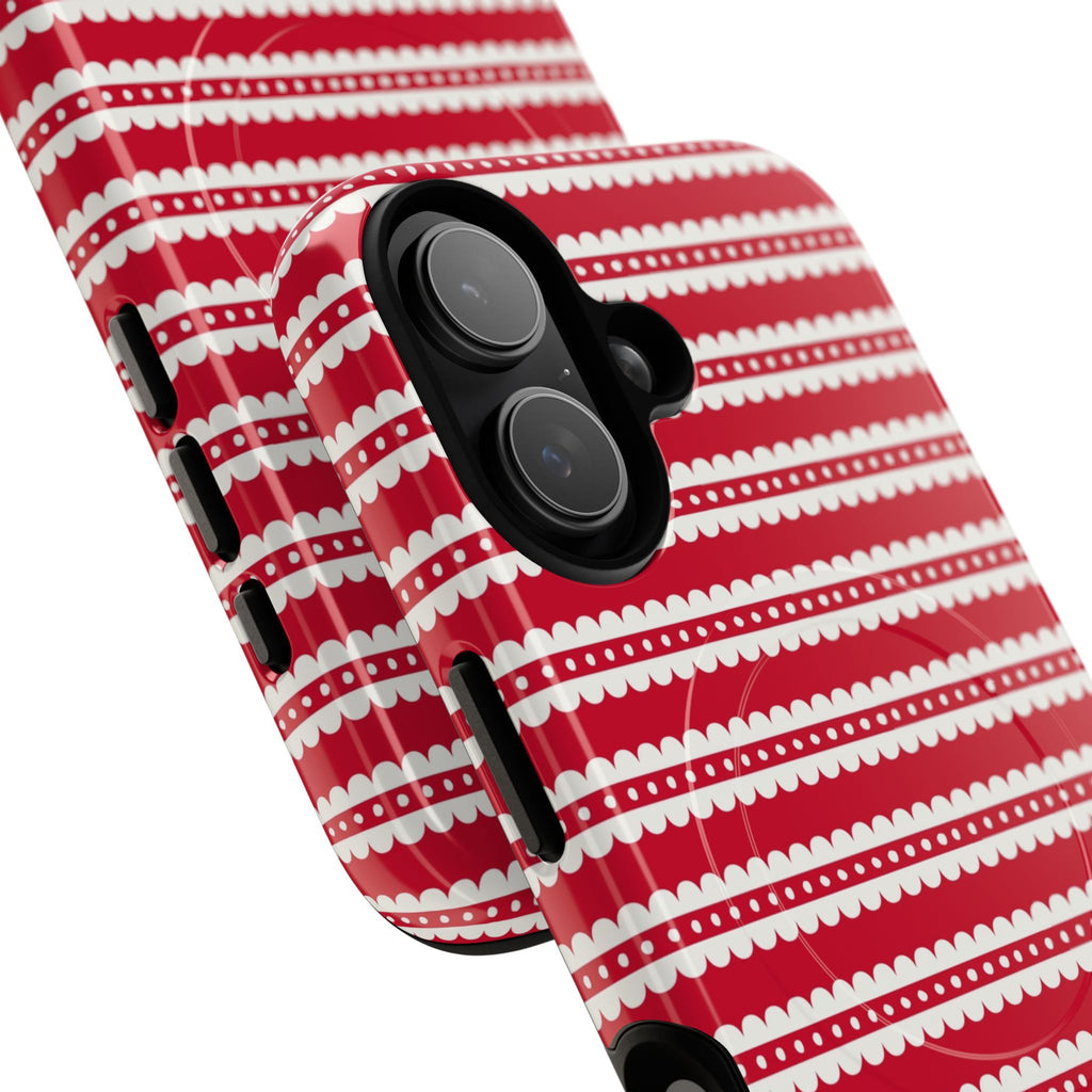 Candy Cane Stripe MagSafe iPhone Case