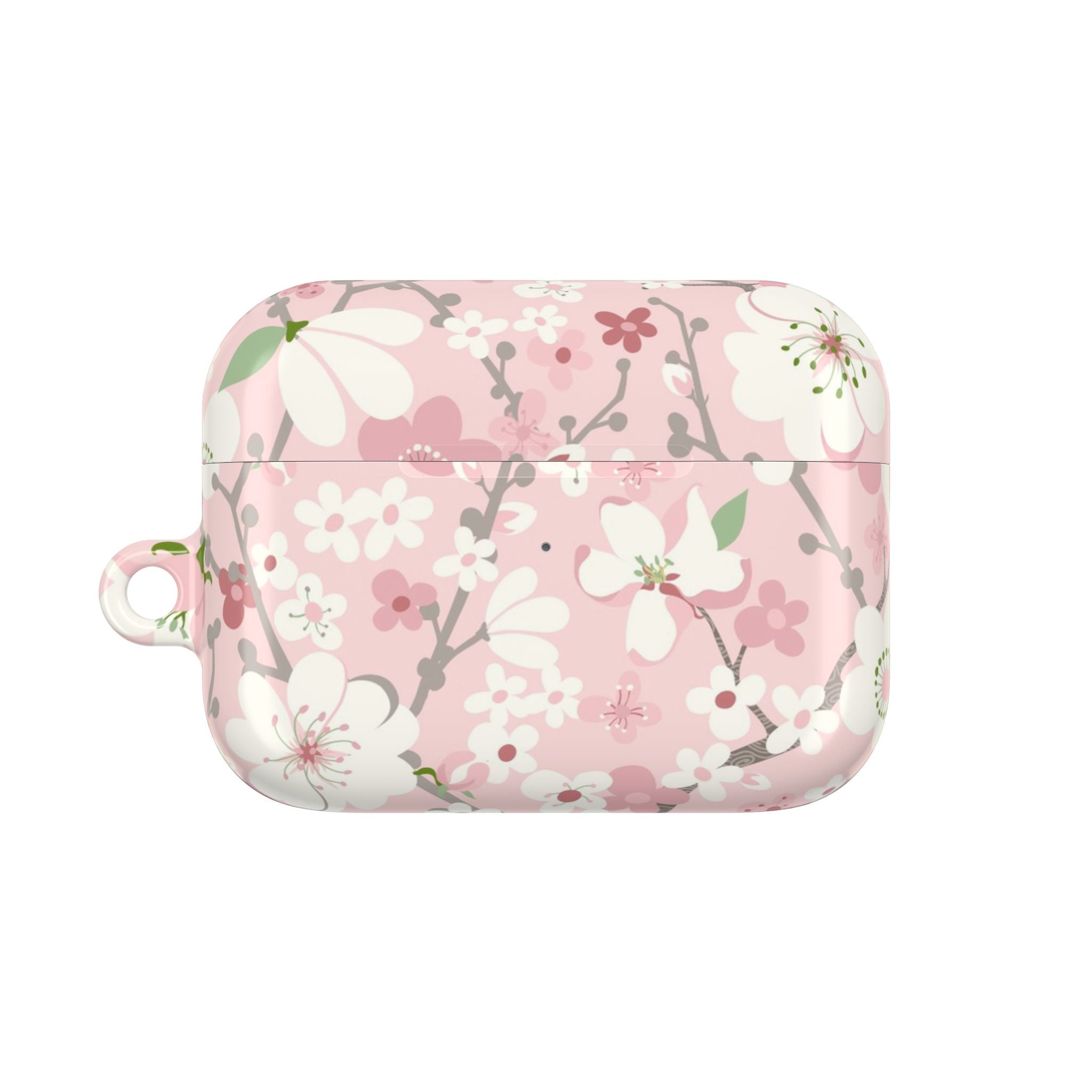 Pink Cherry Blossom AirPods Case