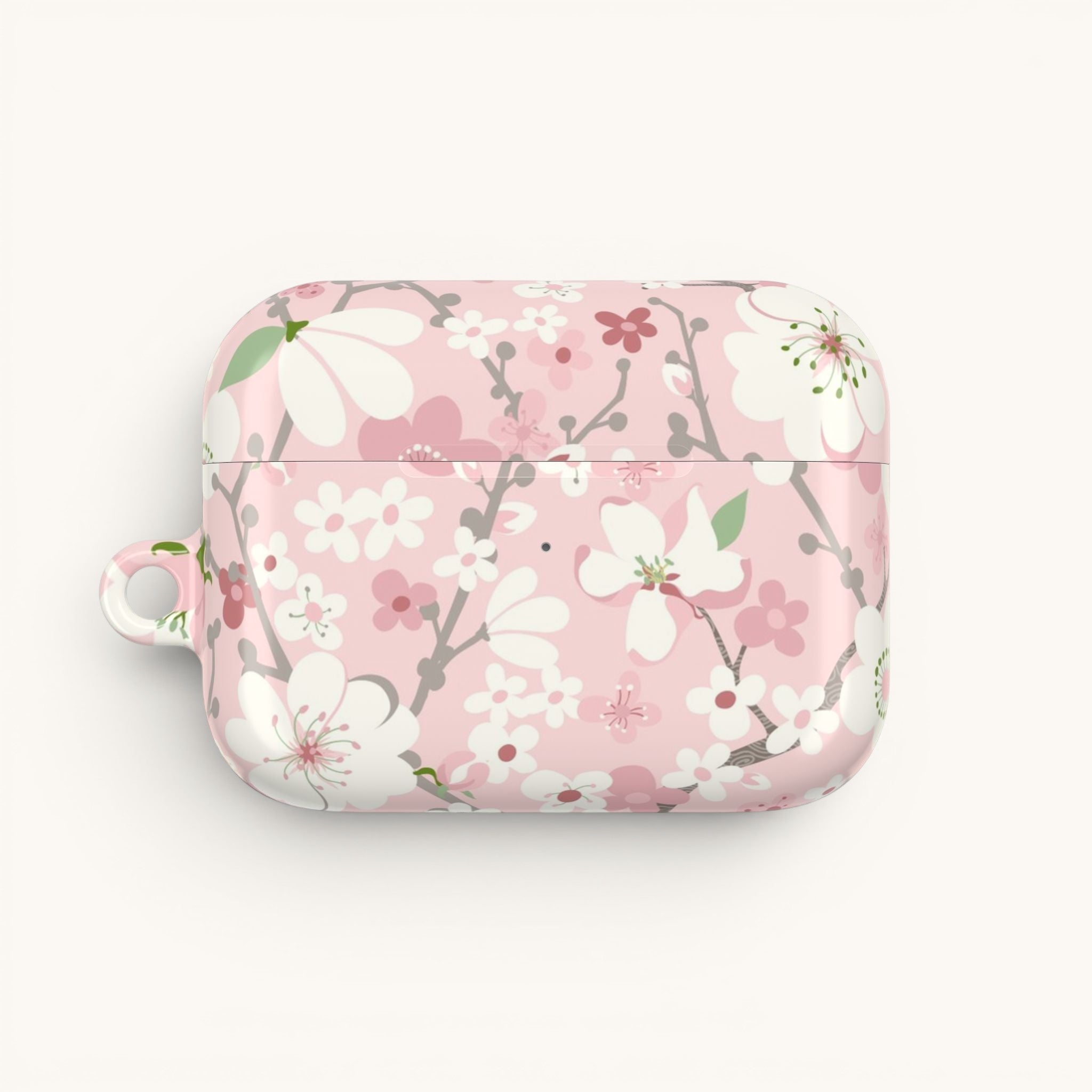 Pink Cherry Blossom AirPods Case