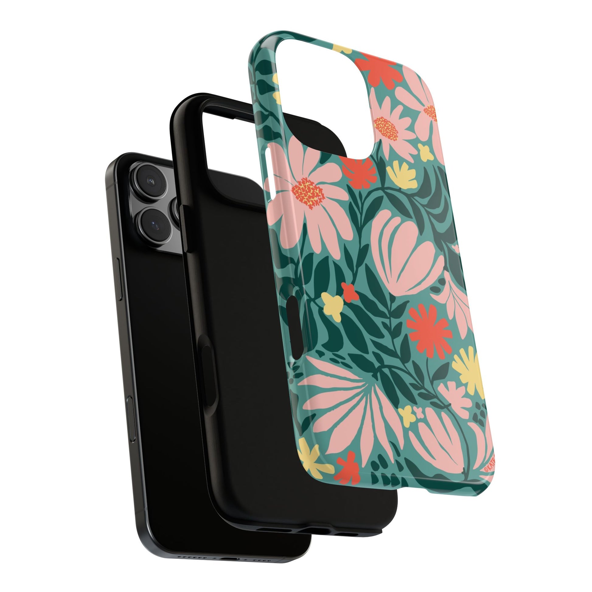 Botanica iPhone Tough Case Teal