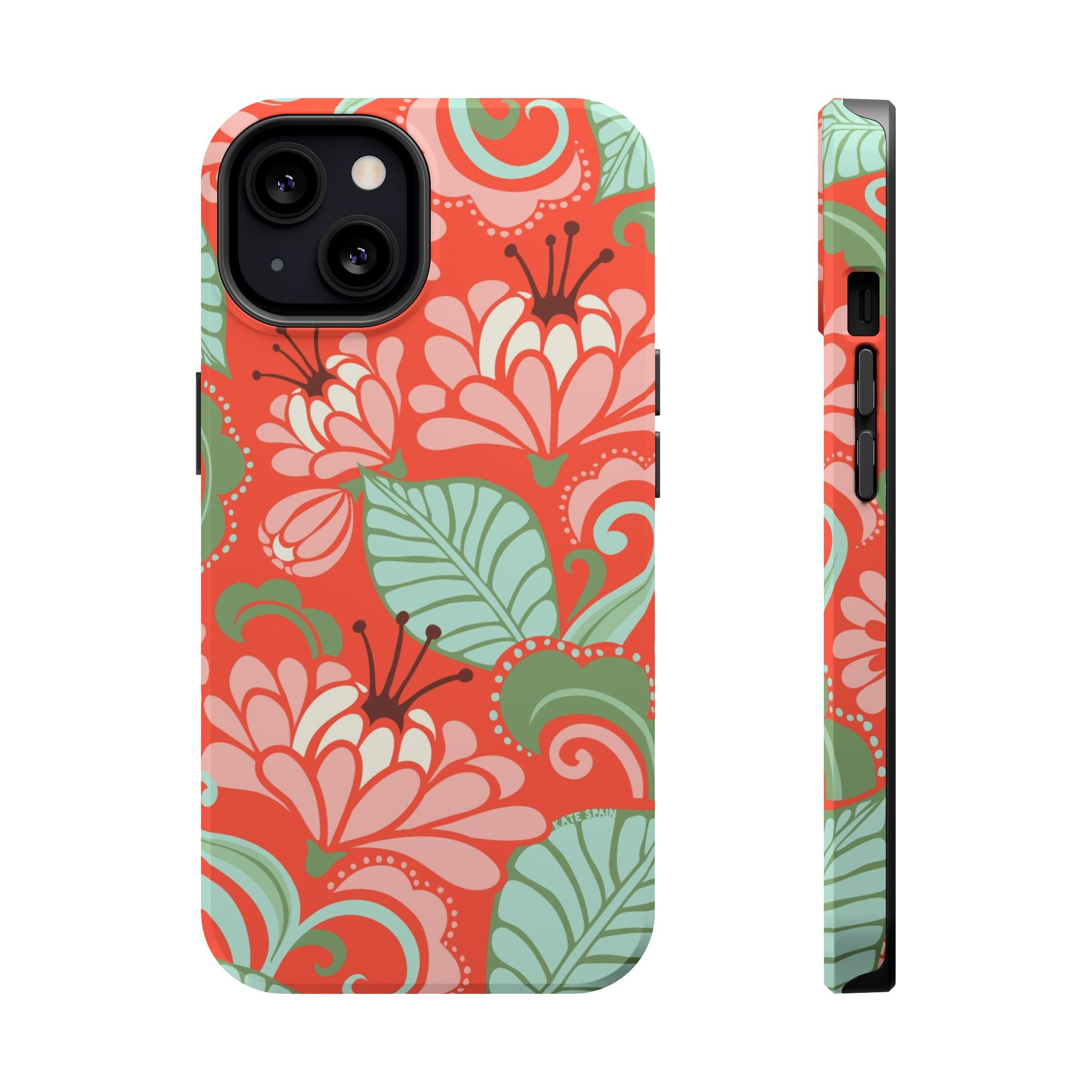 Sarabande MagSafe tough case for iPhone 13 - glossy elegant floral sarabande cover