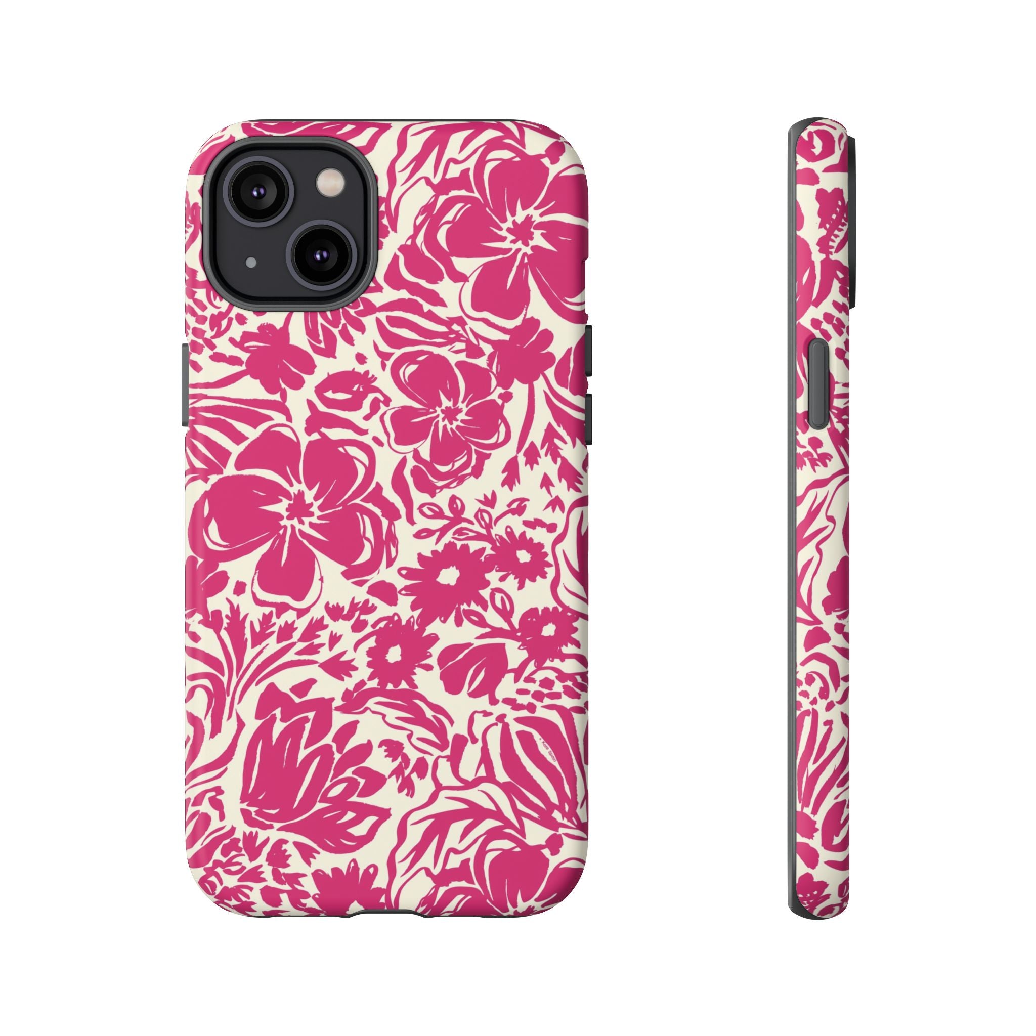 Rhapsody Bright Pink iPhone Case