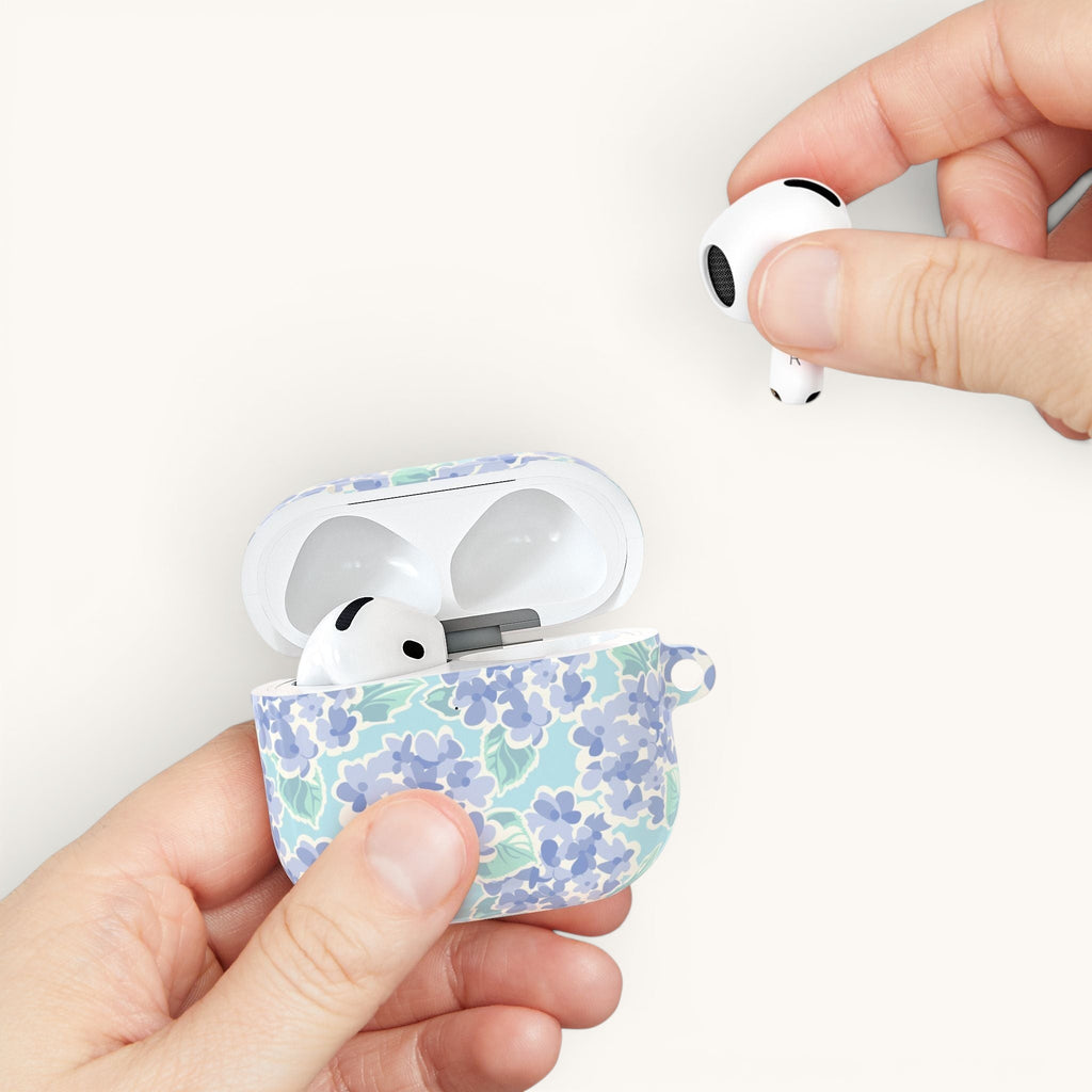 Nantucket Hydrangea AirPods Case
