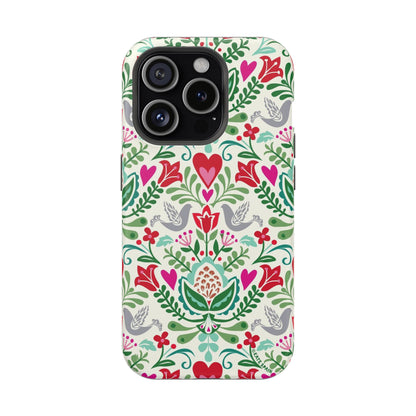 Rosemaling iPhone MagSafe Tough Case
