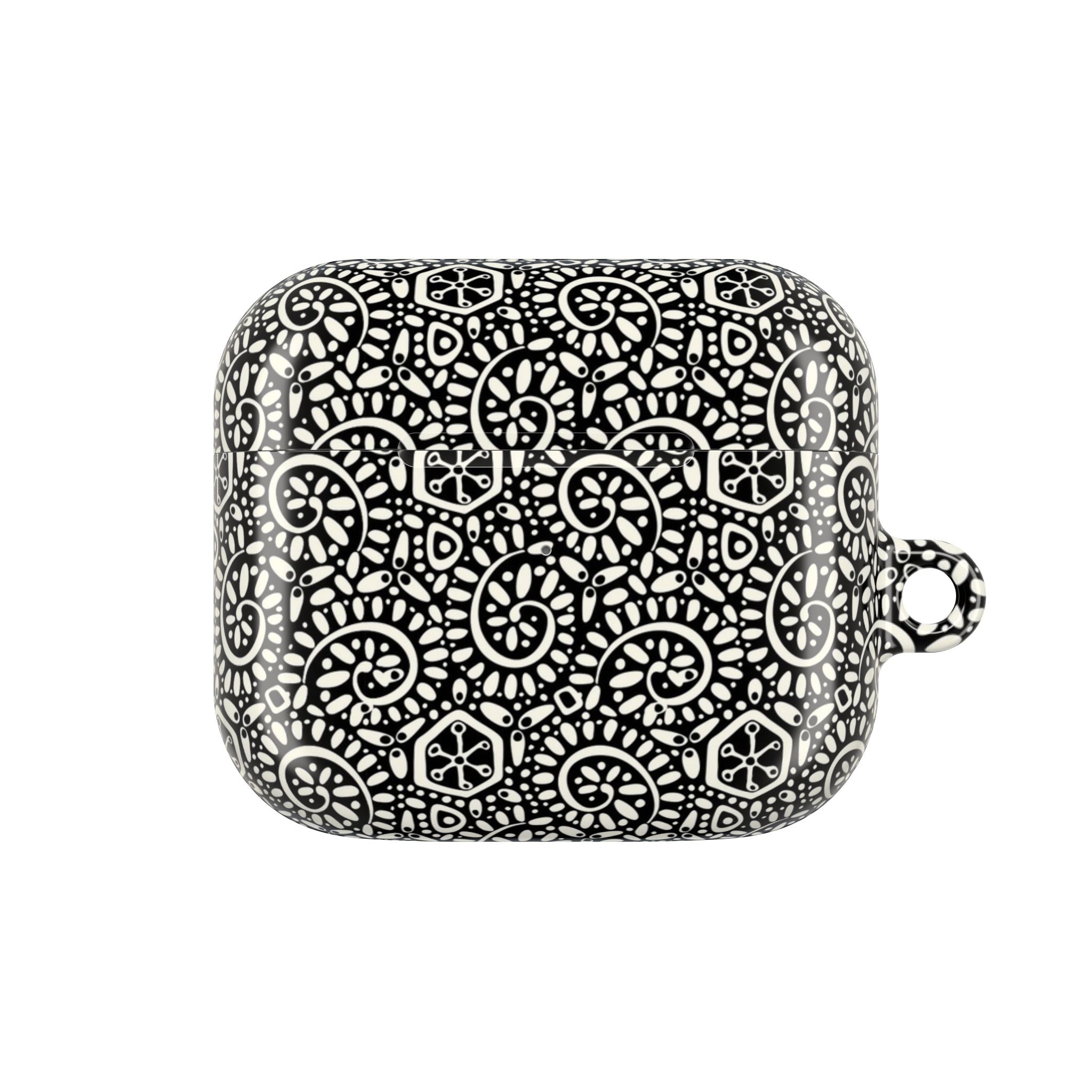 Canto Swirls Black AirPods Case