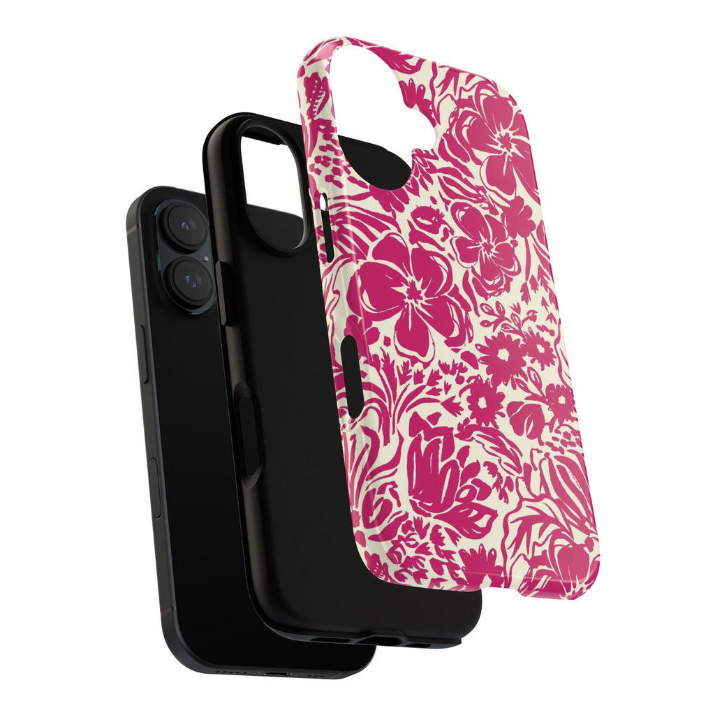 Rhapsody Bright Pink iPhone Case