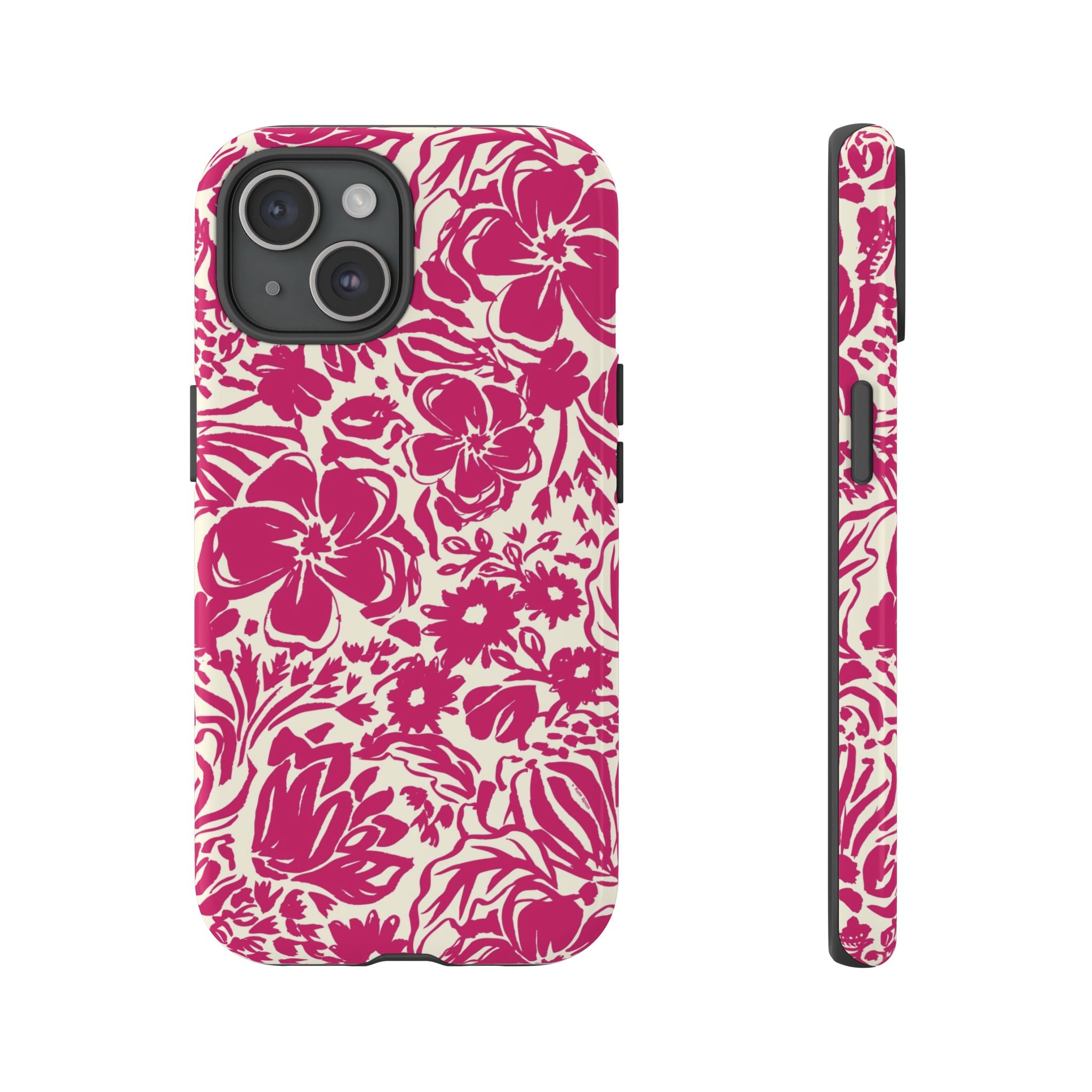 Rhapsody Bright Pink iPhone Case