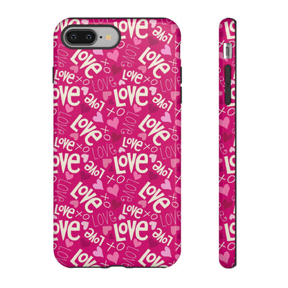 Lotta Love Pattern iPhone Tough Case