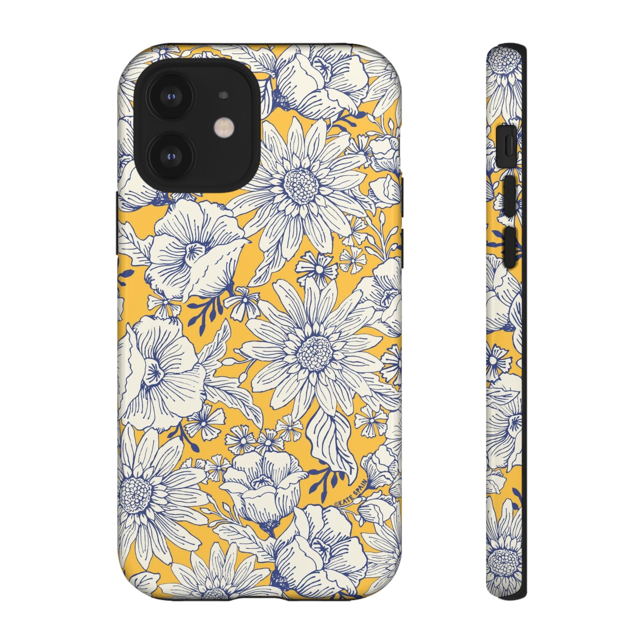 Jardin tough case for iPhone 12 - glossy elegant floral jardin cover