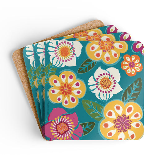 Sorrento Cork Coaster Set